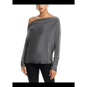 NEW SIX/FIFTY anywhere top in lurex silver
